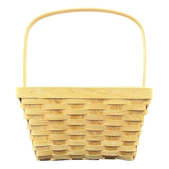 Michaels, Large Natural Square Basket by Ashland® – Category: Spring Baskets